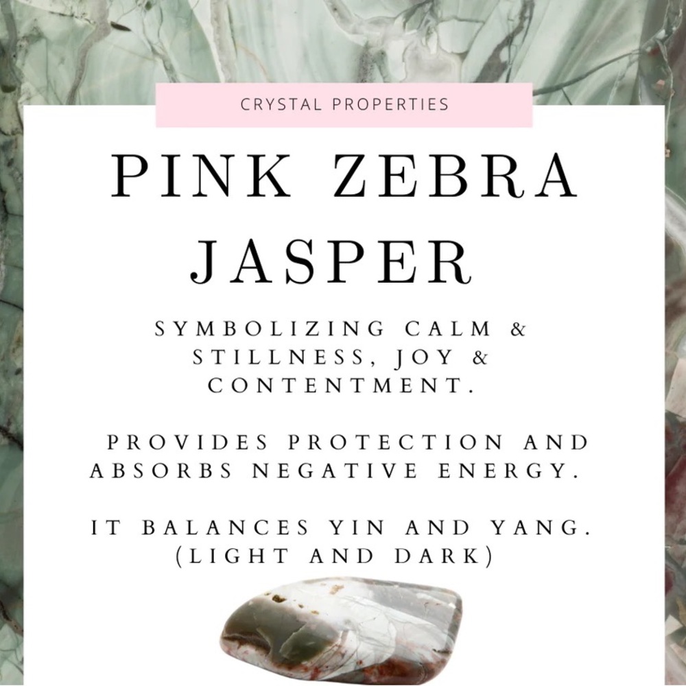 🦓Pink Zebra Jasper Crystal Tower🦓 - Picture 9 of 9